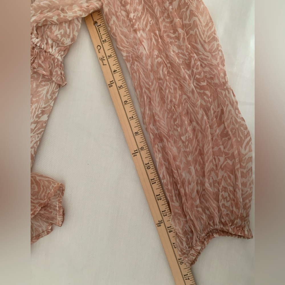 Cleobella Blush Ruffle Mini Dress – Size L - Picture 9 of 11